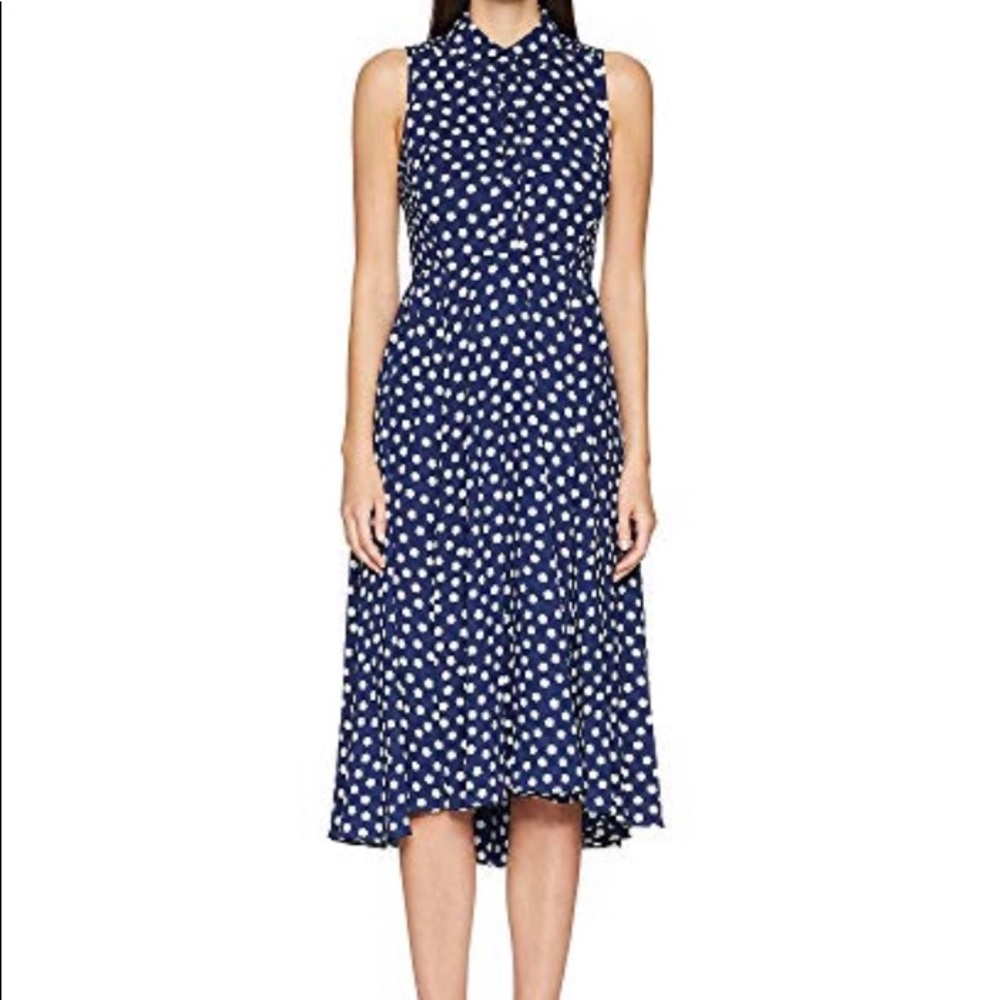 Kate Spade Cloud Dot Dress Navy - High Low